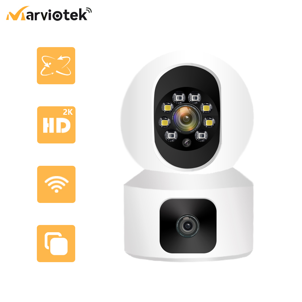 Smart Home Kamera Outdoor - ツルのWifiカメラ,2K,スマートホームビデオのセキュリティ保護用のディレススチールビデオモニター