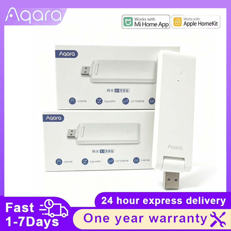 Smart Home Xiaomi Hub 2 - AqaraスマートゲートウェイハブE1ハブ Zigbee 3.0 Wi-Fi USB ワイヤレスZigbeeハブ