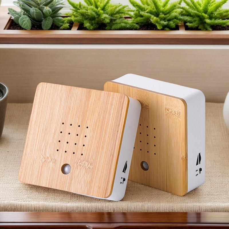 Smart Home Simulation - 鳥さえずりサウンドボックスクリアミニスマート動物ホワイトノイズマシンシミュレーション自動歌う鳥ボックス家の装飾