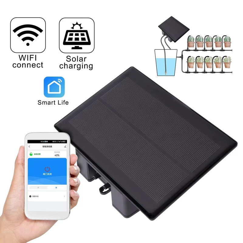 Smart Home Demo Kit - WIFI ソーラー自動散水機キットモバイルアプリリモコンホームスマート散水装置灌漑点滴灌漑キット
