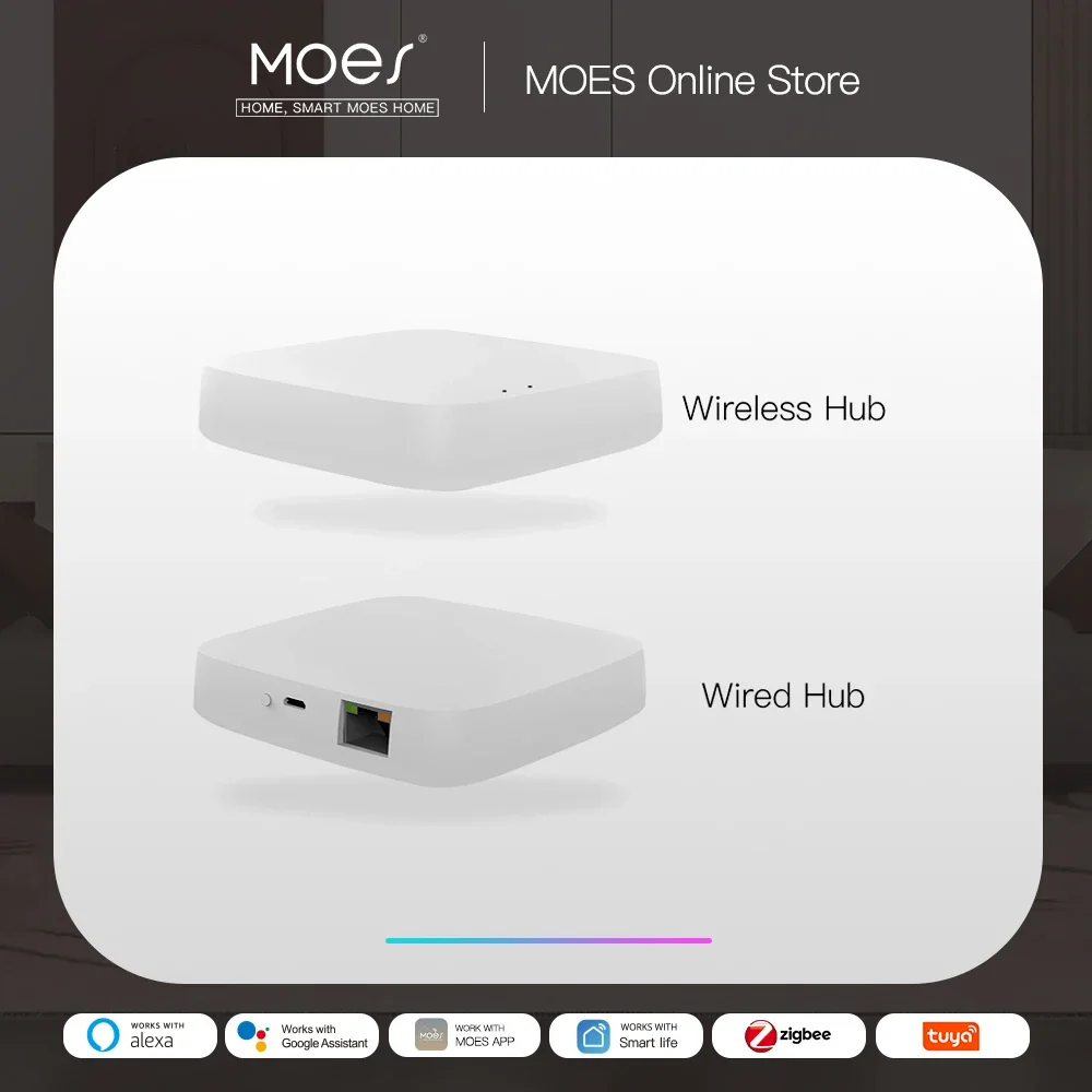 Zigbee Gateway - Tuya ZigBee 3.0 スマート ゲートウェイ ハブ