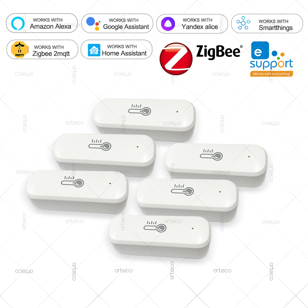 Zigbee 温度と湿度センサースマートホーム温度計湿度計ア - Smart Home News のレビューと価格