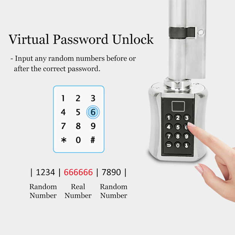 指紋スマートシリンダーロックパスワードとバイオメトリック電子 - Airbnb Smart Home のレビューと価格