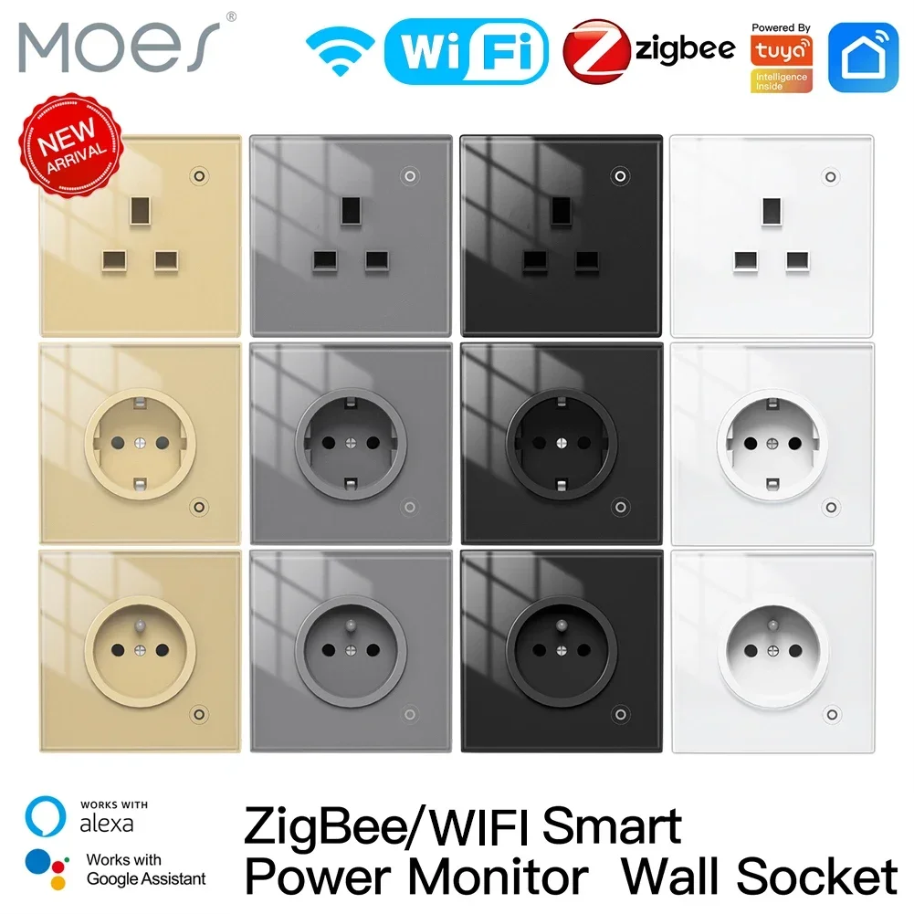 Moes ZigBee 壁ソケット WIFI スマート ガラ - Smart Home News のレビューと価格