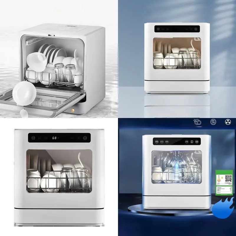 高速スマート4セットポータブル食器洗い機家庭用洗浄ソリューシ - Smart Home Solution のレビューと価格