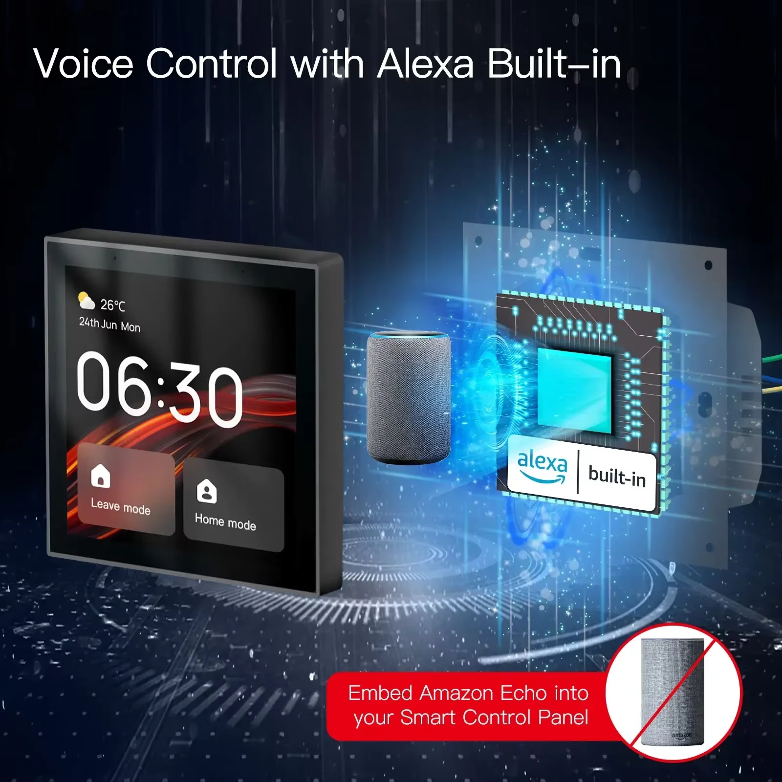 MOES Wifiタッチセンターコントロールパネル Tuya - Zigbee Gateway のレビューと価格