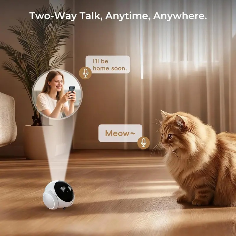 自動充電ドック付き可動式室内ペットロボットカメラ、スマートア - Smart Home Solution のレビューと価格