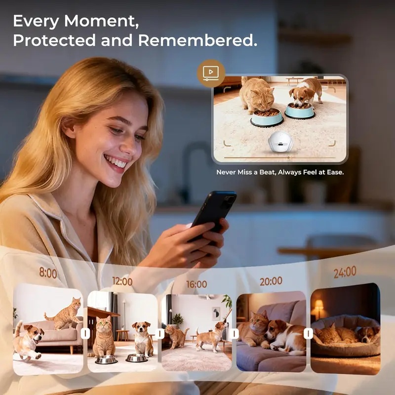 自動充電ドック付き可動式室内ペットロボットカメラ、スマートア - Smart Home Solution のレビューと価格