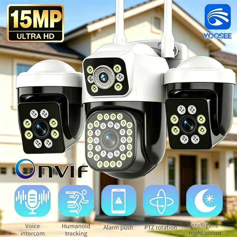 YOOSEE Home 15MP IPカメラ 屋外用 トリプ - Smart Home Kamera Outdoor のレビューと価格