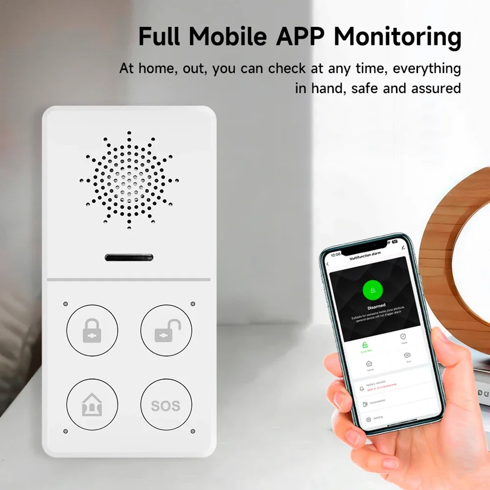 Tuya-ワイヤレスホームアラームシステム,防犯,スマートラ - Smart Home Demo Kit のレビューと価格