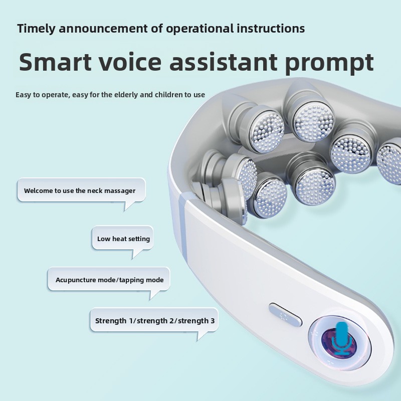 低周波パルスネックマッサージャー、スマート電動頸椎マッサージ - Smart Home Simulation のレビューと価格