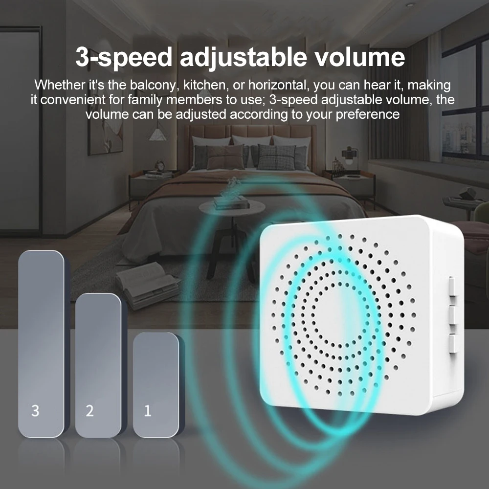 USB ワイヤレスドアベルスマートウェルカムドアベル 3 ス - Smart Home News のレビューと価格