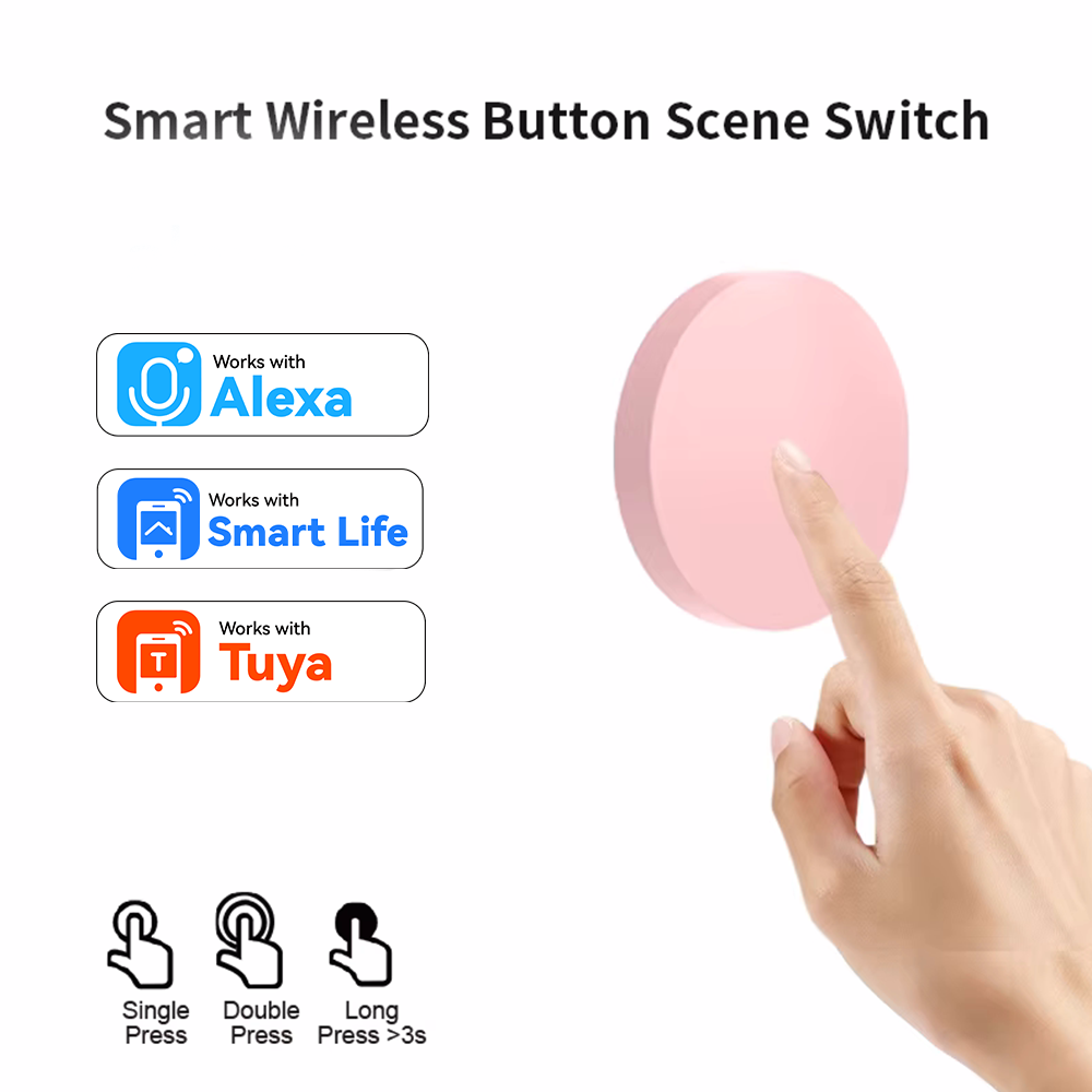 ZigBee スマートワイヤレスボタンシーンスイッチ Tuy - Smart Home Voice Assistant のレビューと価格