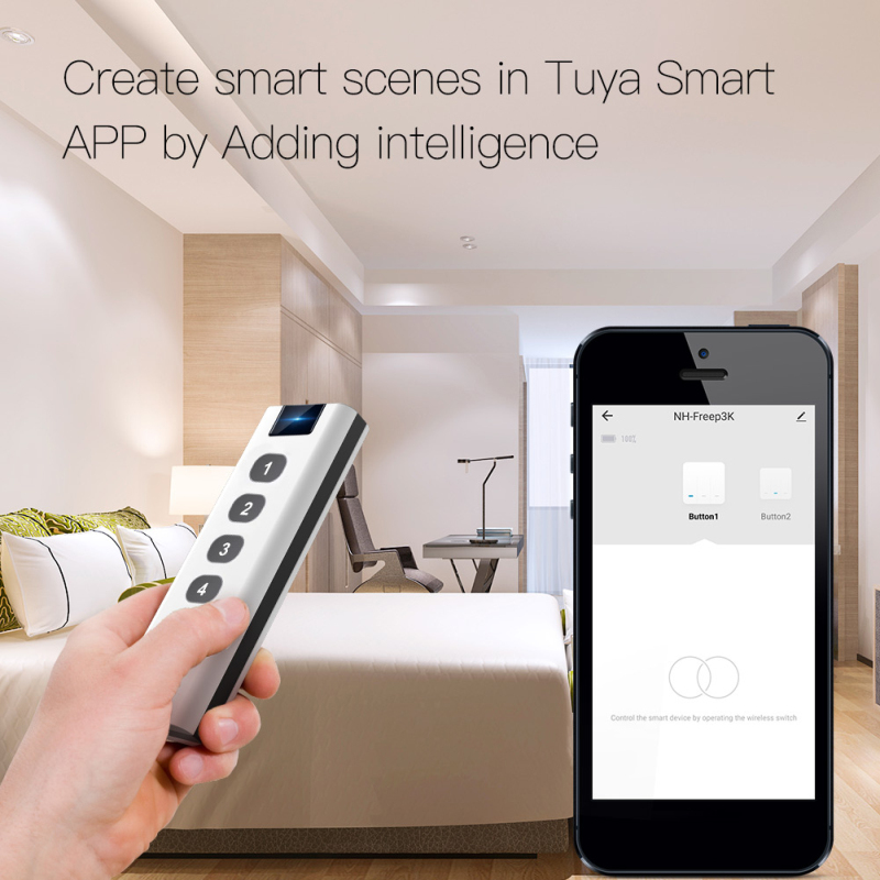Tuya ZigBee スマートシーンスイッチ 1-4 ギャ - Smart Home Xiaomi Hub のレビューと価格