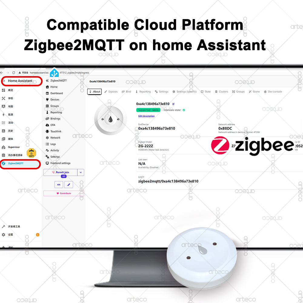 Tuya スマート Zigbee 水センサー 洪水水漏れ検出 - Smart Home News のレビューと価格