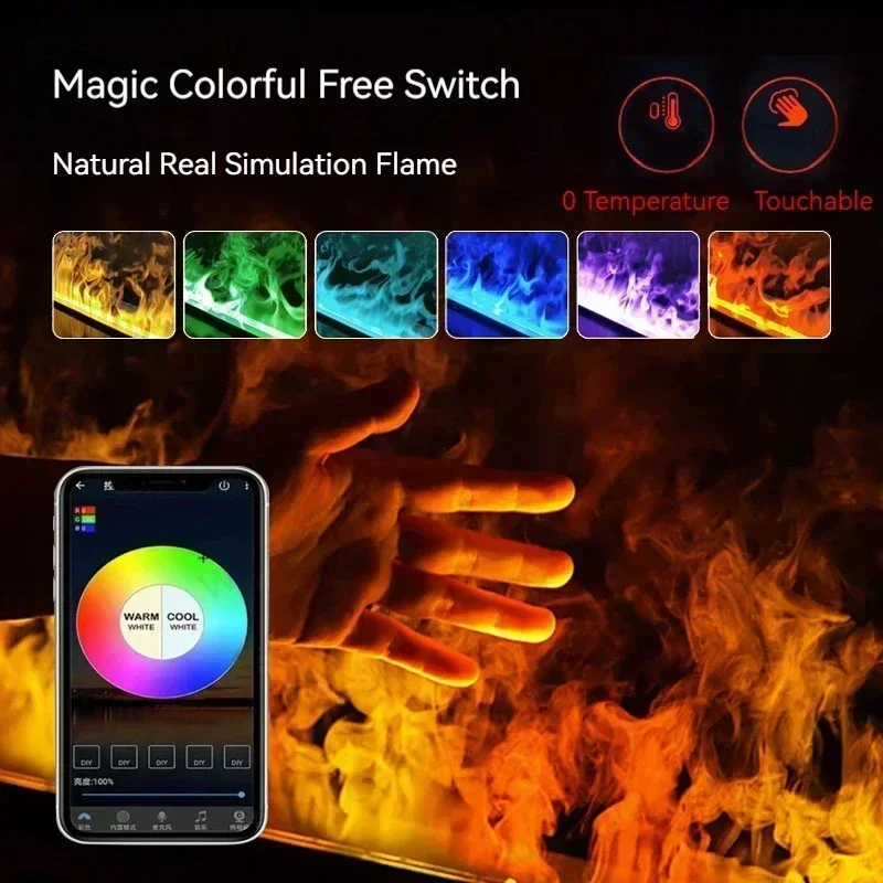 スマートホームスチーム暖炉 リビングルーム用 LEDシミュレ - Smart Home Simulation のレビューと価格