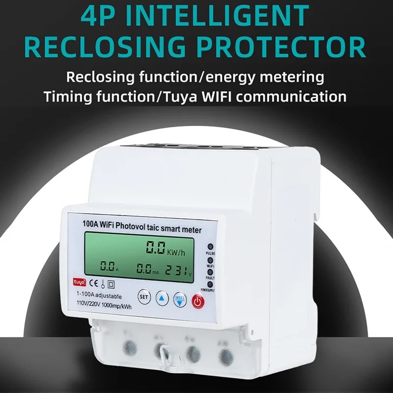4P 1-100A WiFi太陽光発電スマートメーター 1P - Smart Home News のレビューと価格