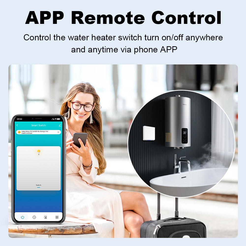 MANHOT スマート Wifi EU 温水器ボイラースイッ - Smart Home Voice Assistant のレビューと価格