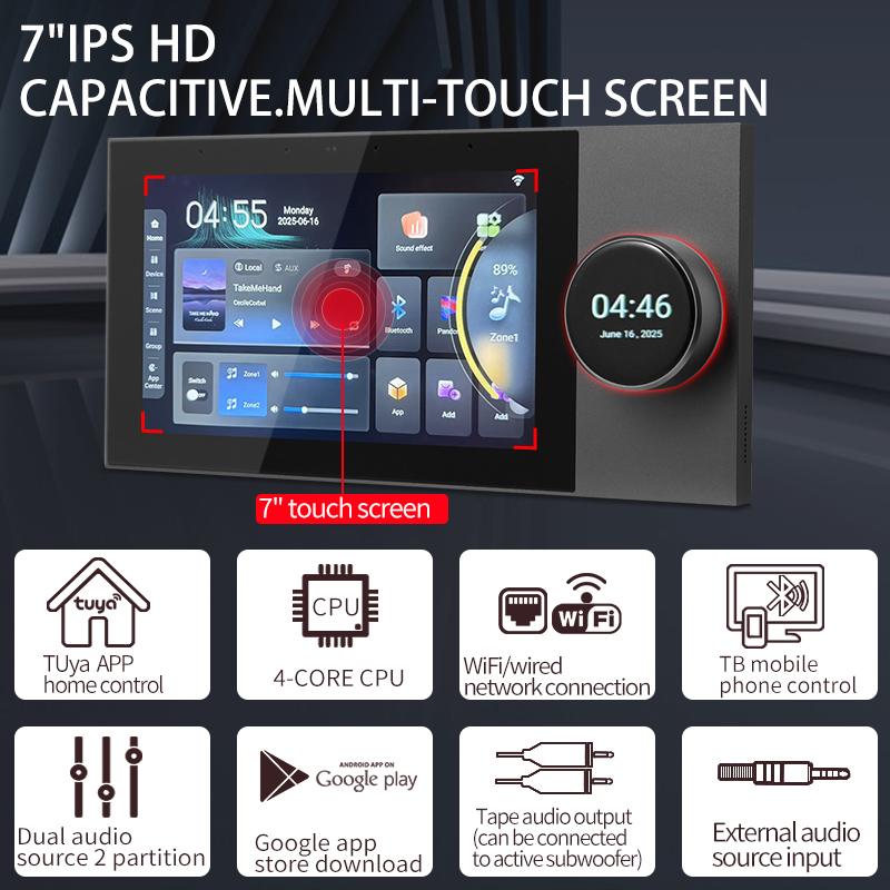 2026年新製品 7インチスマートホーム背景音楽タッチスクリ - Zigbee Gateway のレビューと価格