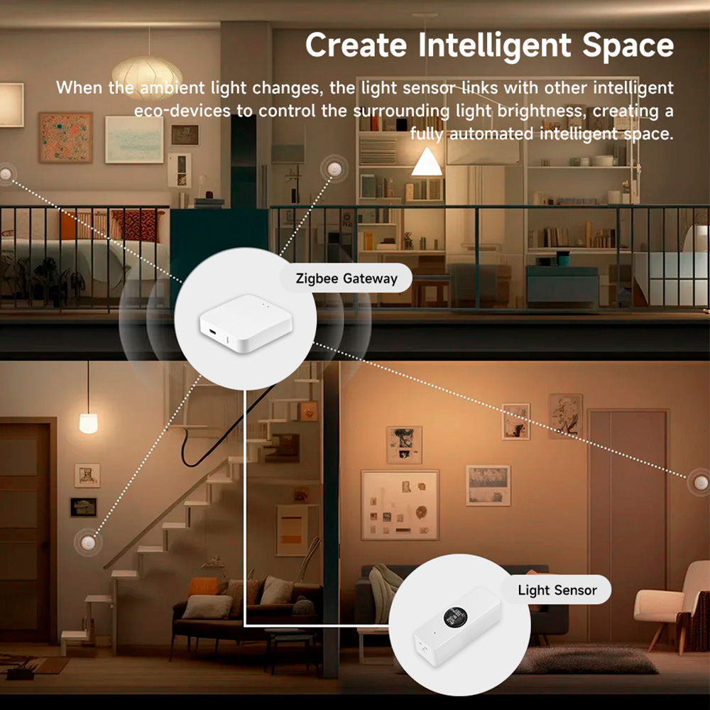 Tuya Zigbee 輝度光センサー スマートライフ リア - Smart Home News のレビューと価格