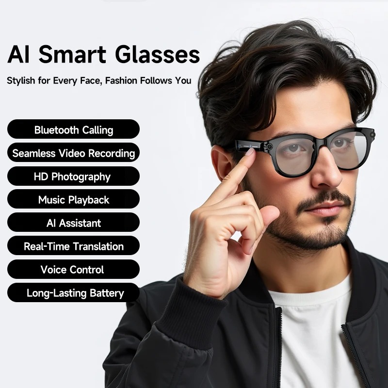 2026 AIスマートグラス 8Kリモコンタッチフォトカメラ - Smart Home Ai のレビューと価格