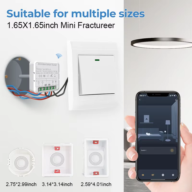 Tuyaミニスマートスイッチ WiFi 1-2-3-4連スイ - Smart Home Voice Assistant のレビューと価格