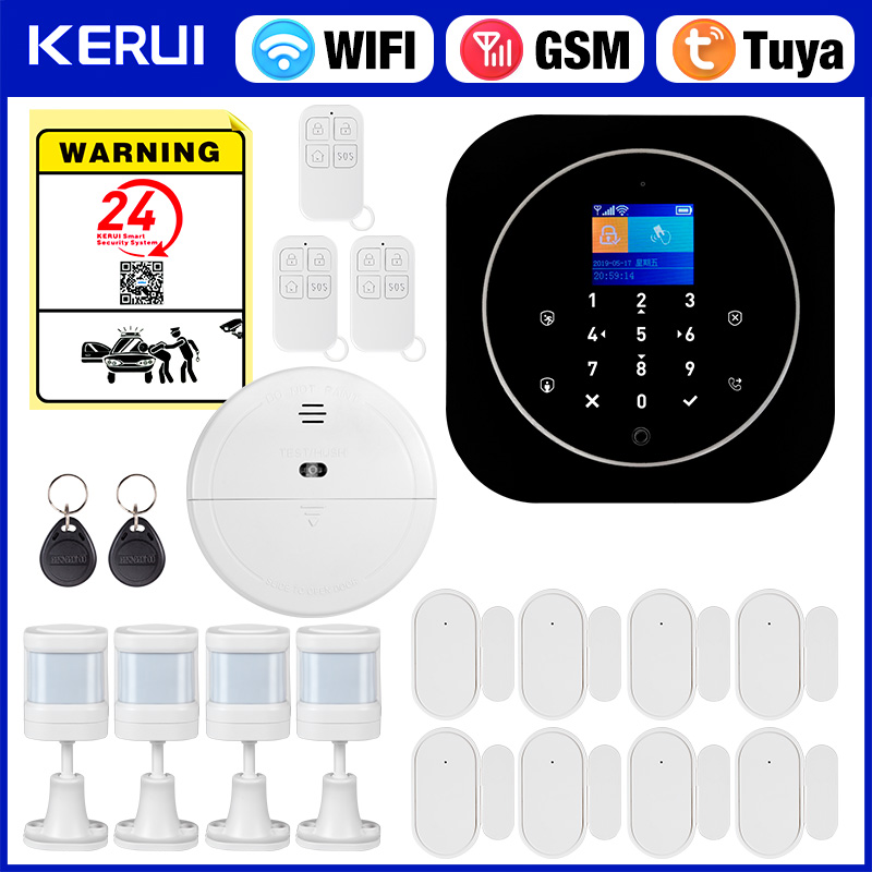 KERUI G12 ワイヤレス Tuya ホーム警報システム - Smart Home Demo Kit のレビューと価格