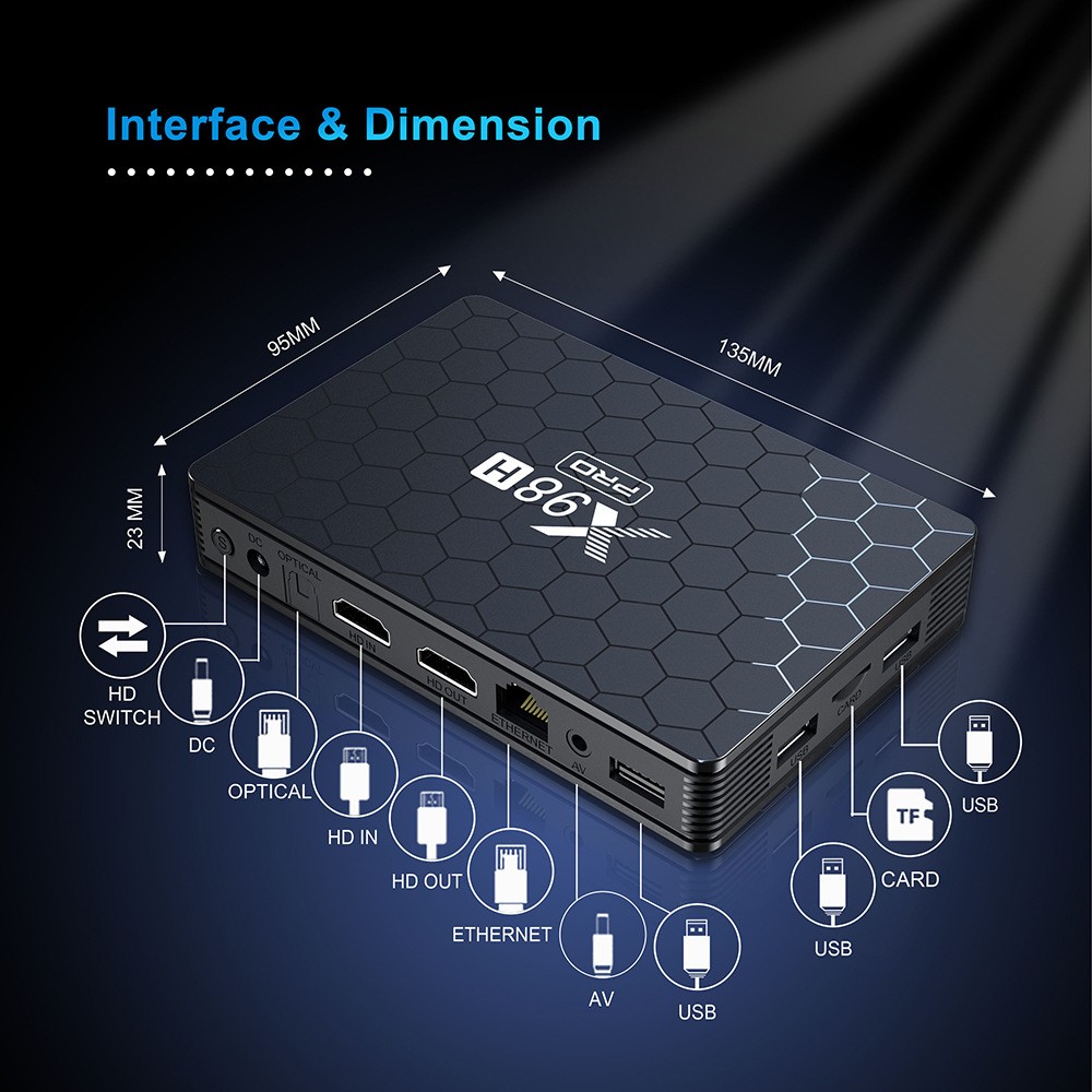 X98H Pro スマート TV ボックス 6K 2.4&5 - Smart Home News のレビューと価格