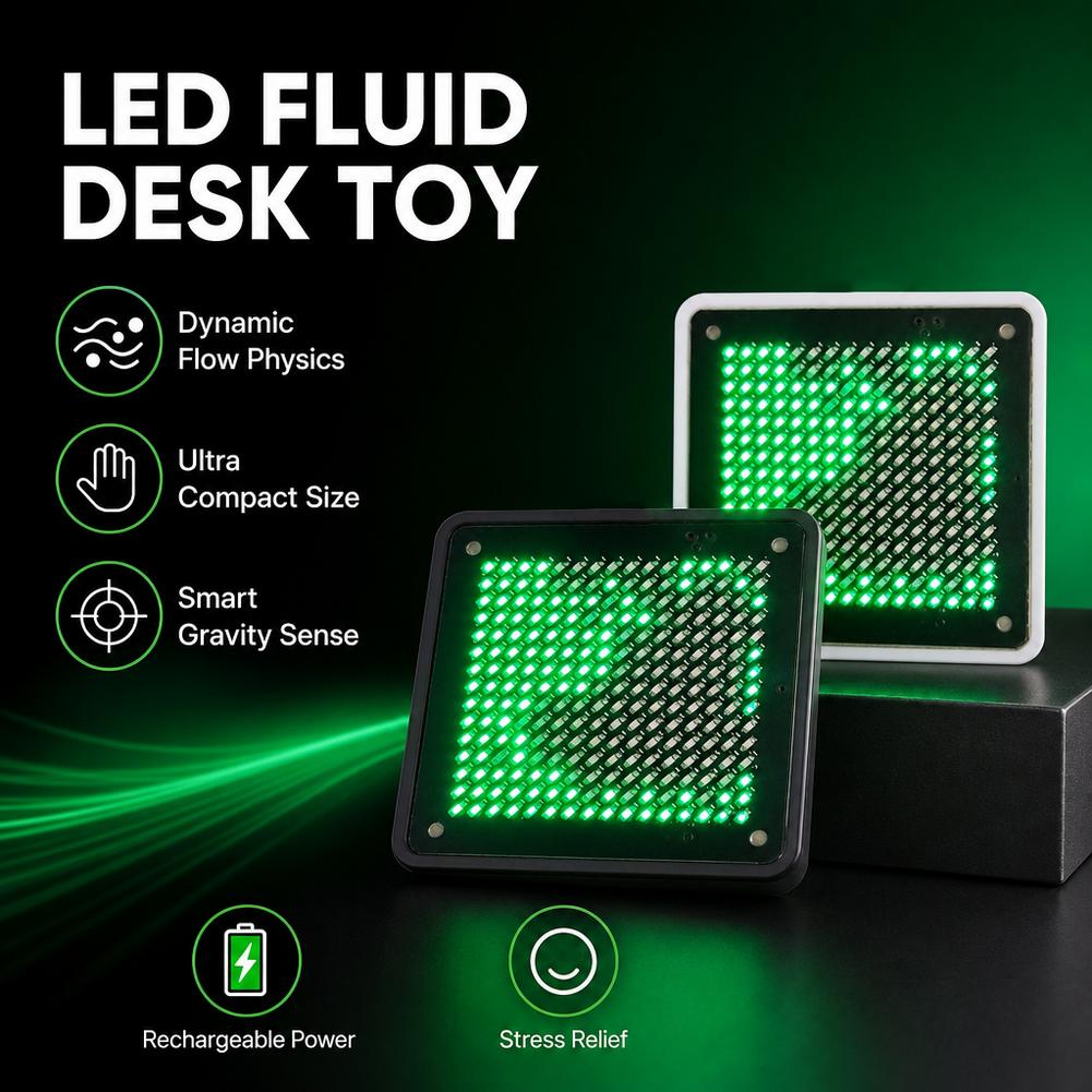 LED流体シミュレーションデスクトイ、スマート重力センサー、 - Smart Home Simulation のレビューと価格