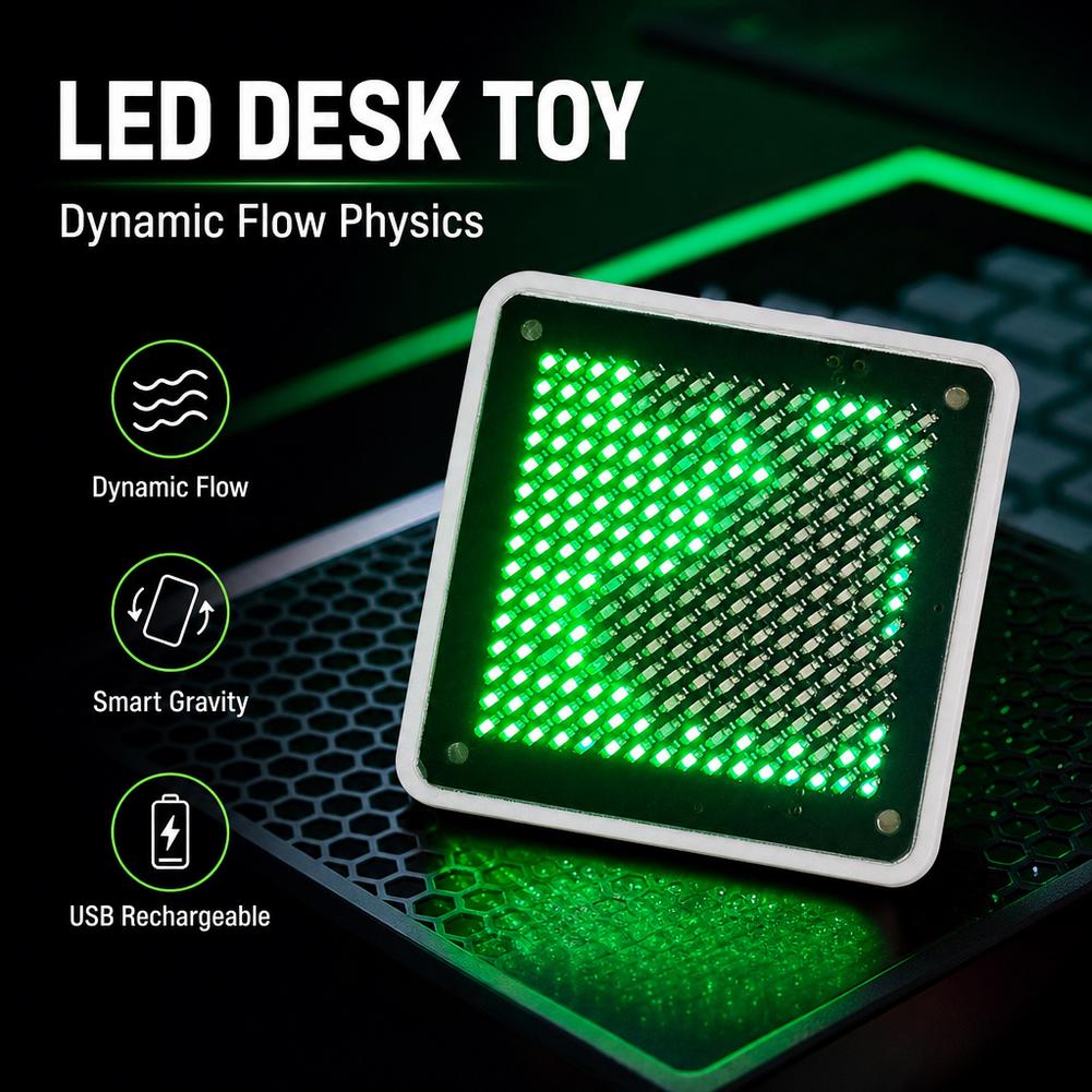 LED流体シミュレーションデスクトイ、スマート重力センサー、 - Smart Home Simulation のレビューと価格