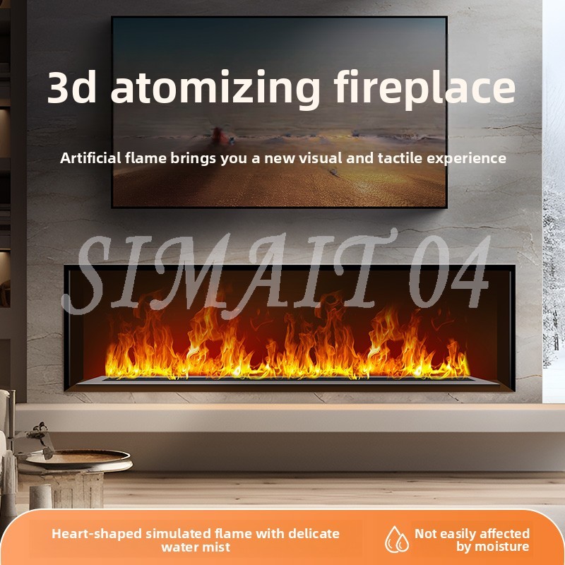 3D噴霧式暖炉 家庭用炎加湿器 スマートコア内蔵テレビキャビ - Smart Home Simulation のレビューと価格