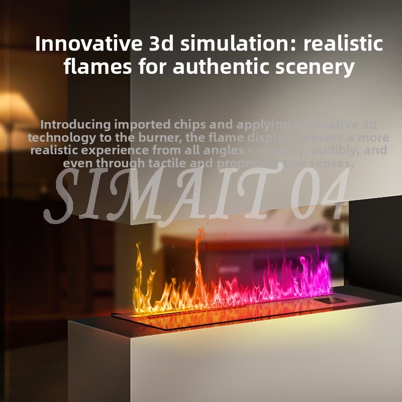 3D噴霧式暖炉 家庭用炎加湿器 スマートコア内蔵テレビキャビ - Smart Home Simulation のレビューと価格