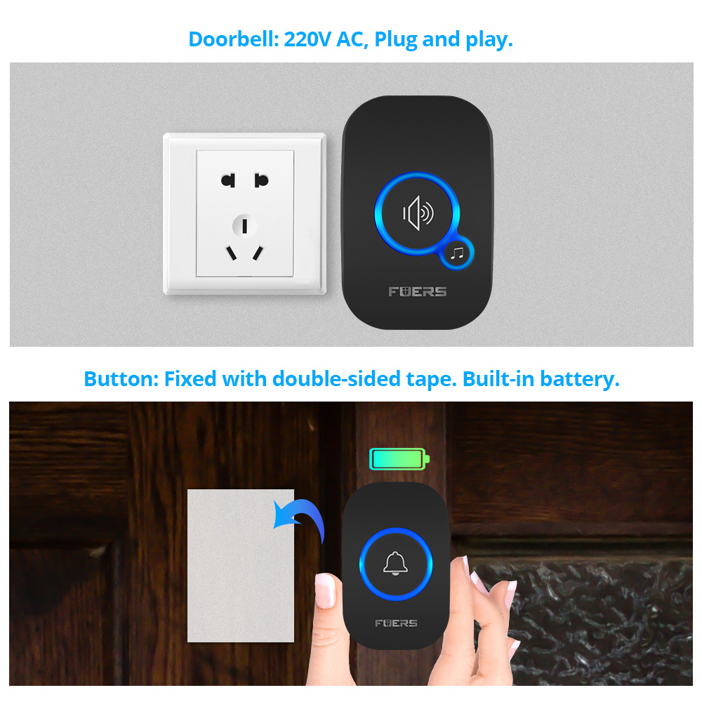 Fuers ワイヤレスドアベルホームウェルカムスマートドアベ - Smart Home News のレビューと価格