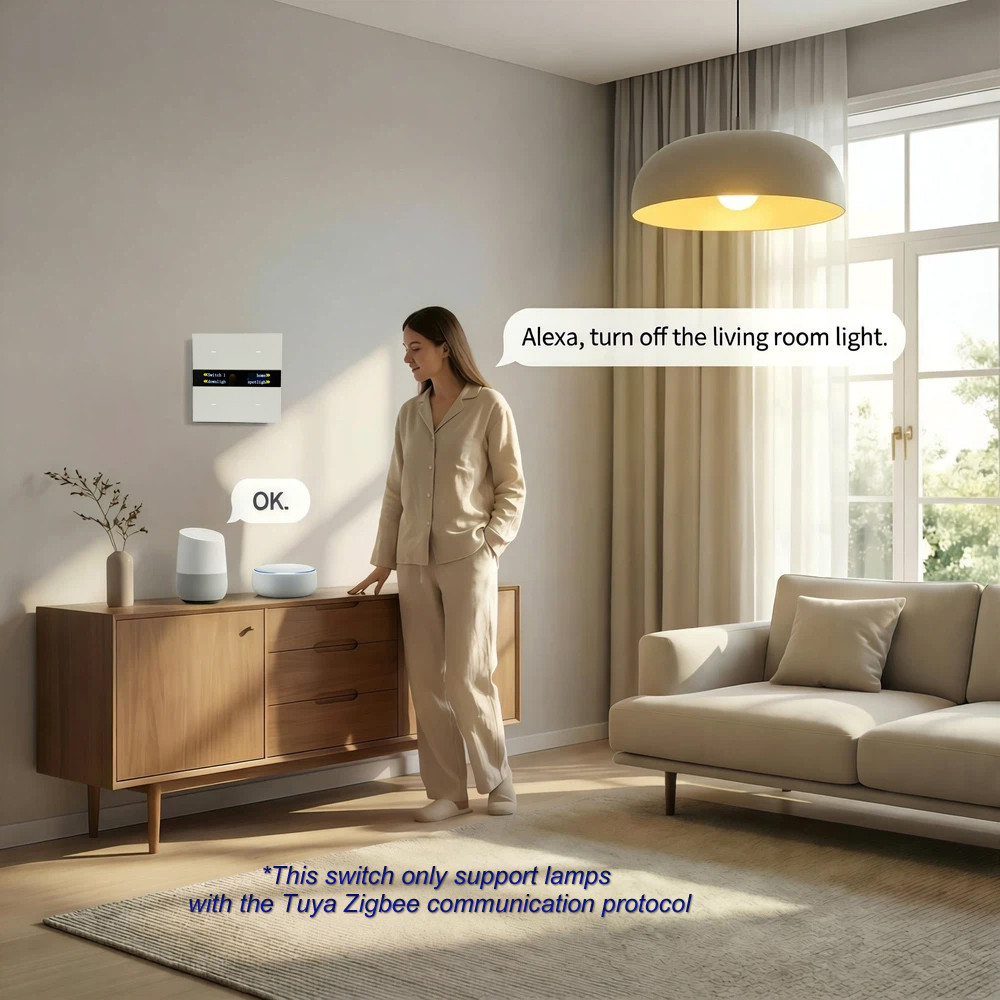 M8 Pro Zigbeeスマートスイッチパネル 4連 Tu - Smart Home Solution のレビューと価格