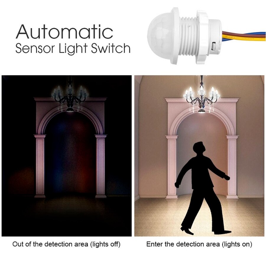 PIR モーションセンサー検出器スマートスイッチ家庭用屋内屋 - Smart Home Furniture のレビューと価格