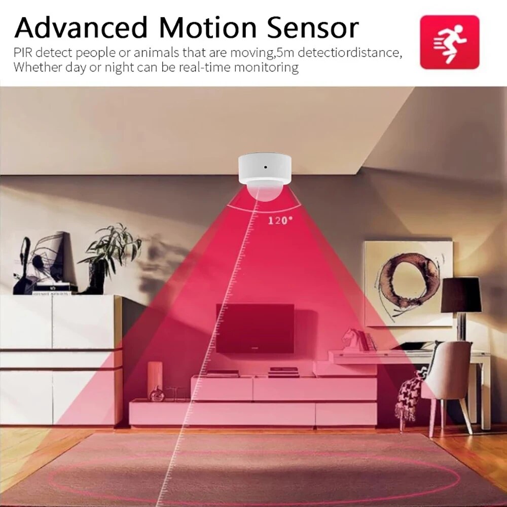 Zigbee-ミニpirモーションセンサー、人体モーション、 - Zigbee Gateway のレビューと価格