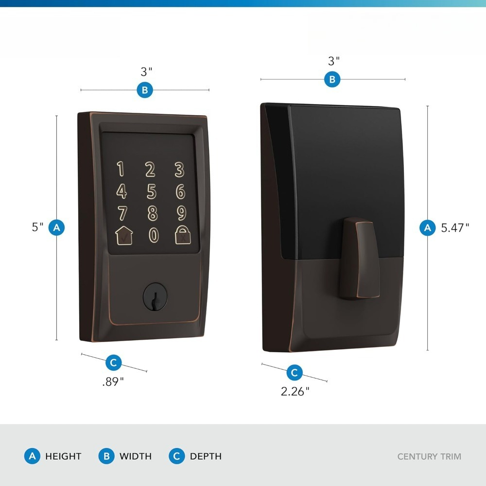 スマートWi-Fiデッドボルト　タッチスクリーンキーパッド　 - Airbnb Smart Home のレビューと価格