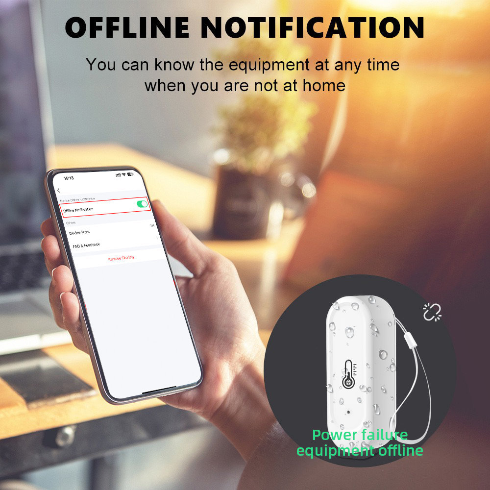 防水温度湿度センサー IP65 屋外/屋内スマートホーム T - Smart Home Furniture のレビューと価格