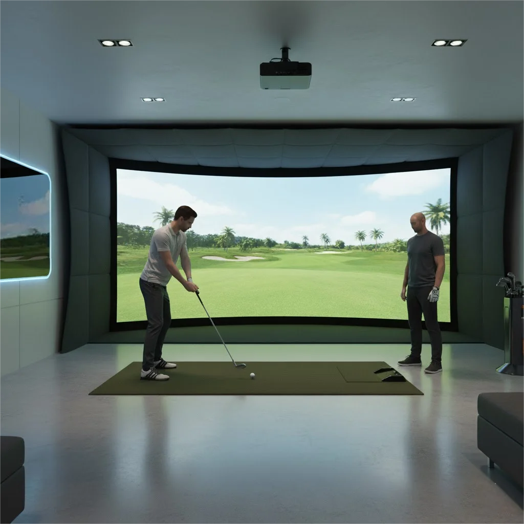スマートAR没入型体験VRゴルフクラブ屋内ゴルフシミュレータ - Smart Home Simulation のレビューと価格